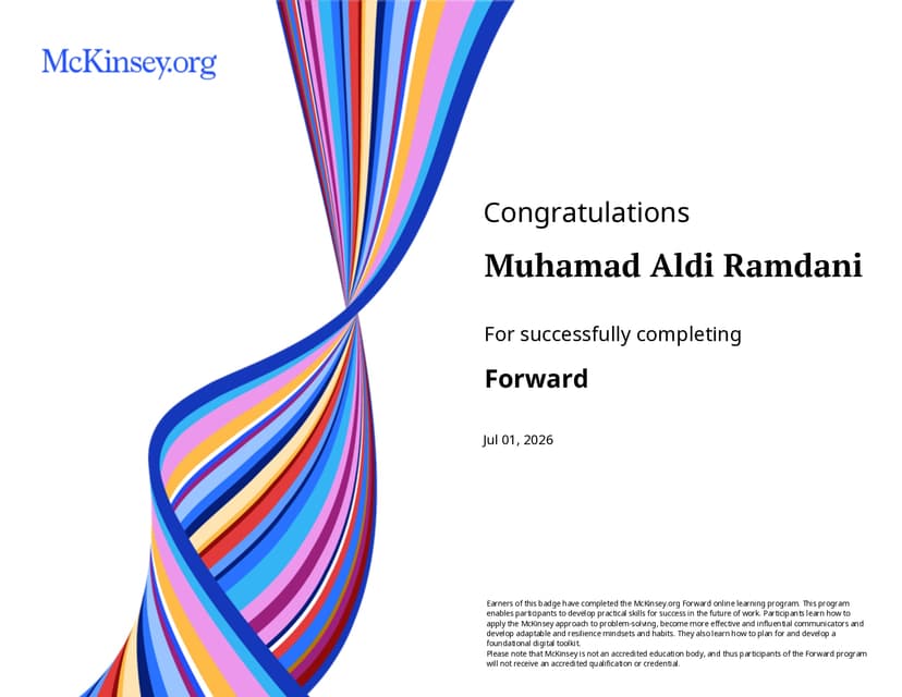 McKinsey.org Forward Program