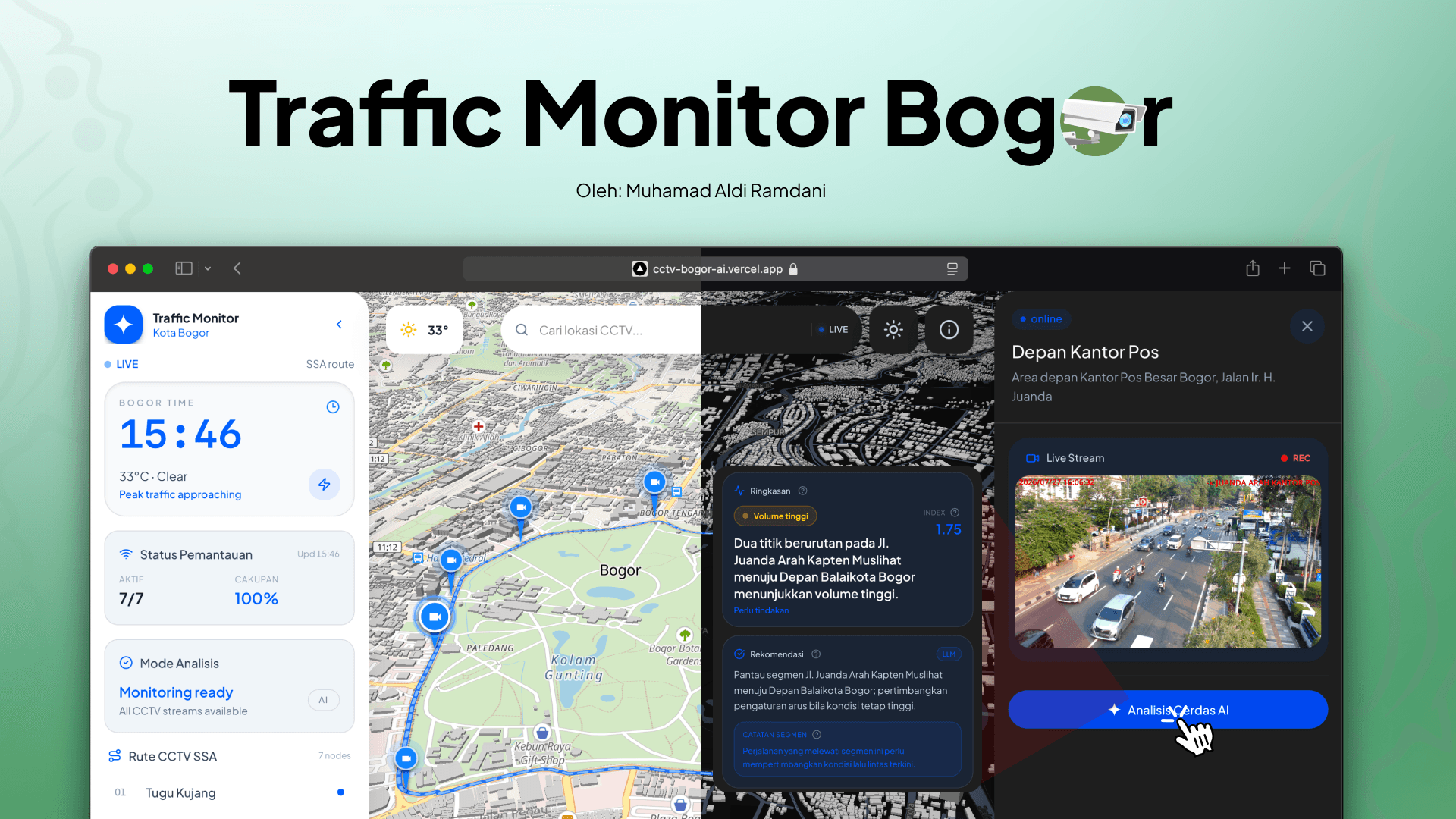 Traffic Monitor Kota Bogor
